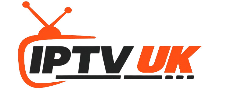 IPTV UK service subscription provider in british logo with slogan Best IPTV Provider